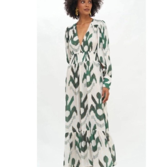 Oliphant Dresses & Skirts - NWT✨ Oliphant Ikat Tiered Maxi Dress